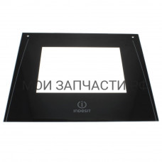 СТЕКЛО ДВЕРЦЫ ДУХОВКИ INDESIT ЧЕРНОЕ